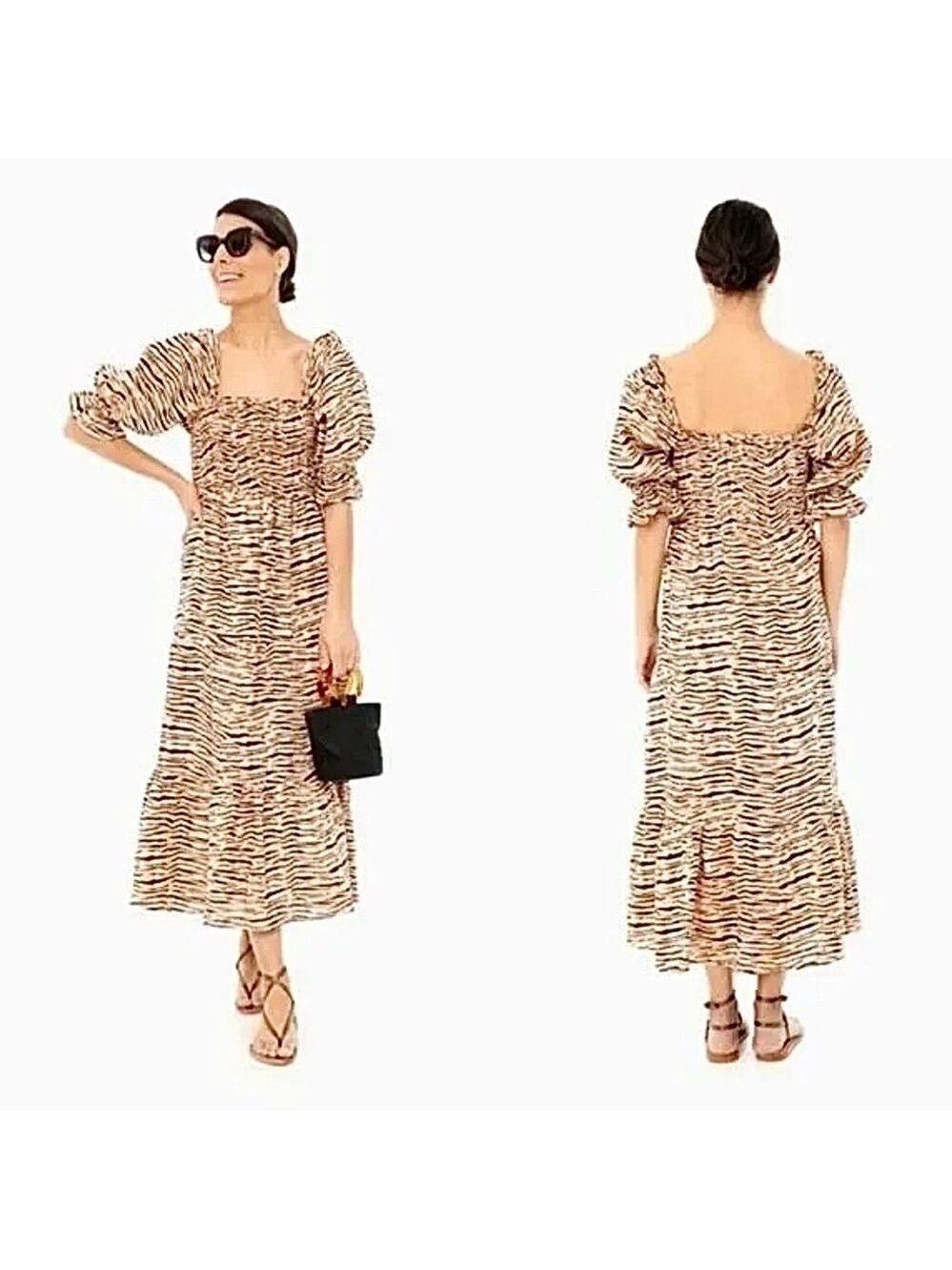 Faithful The Brand De Cristin Smocked Tiered Dress